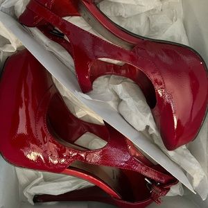 Bakers Red High Heels